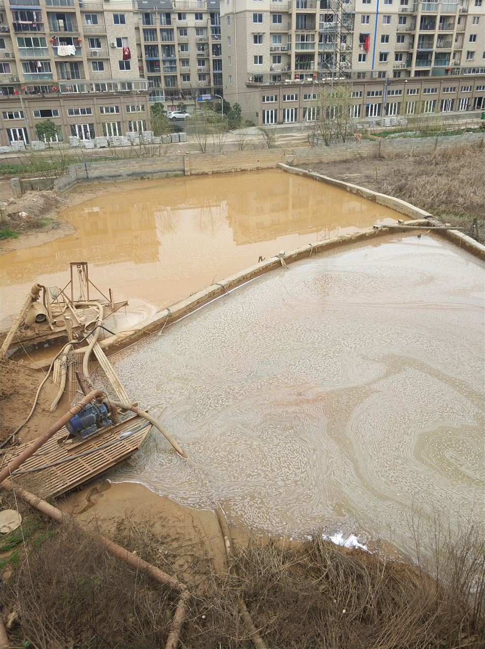 碑林沉淀池淤泥清理-厂区废水池淤泥清淤